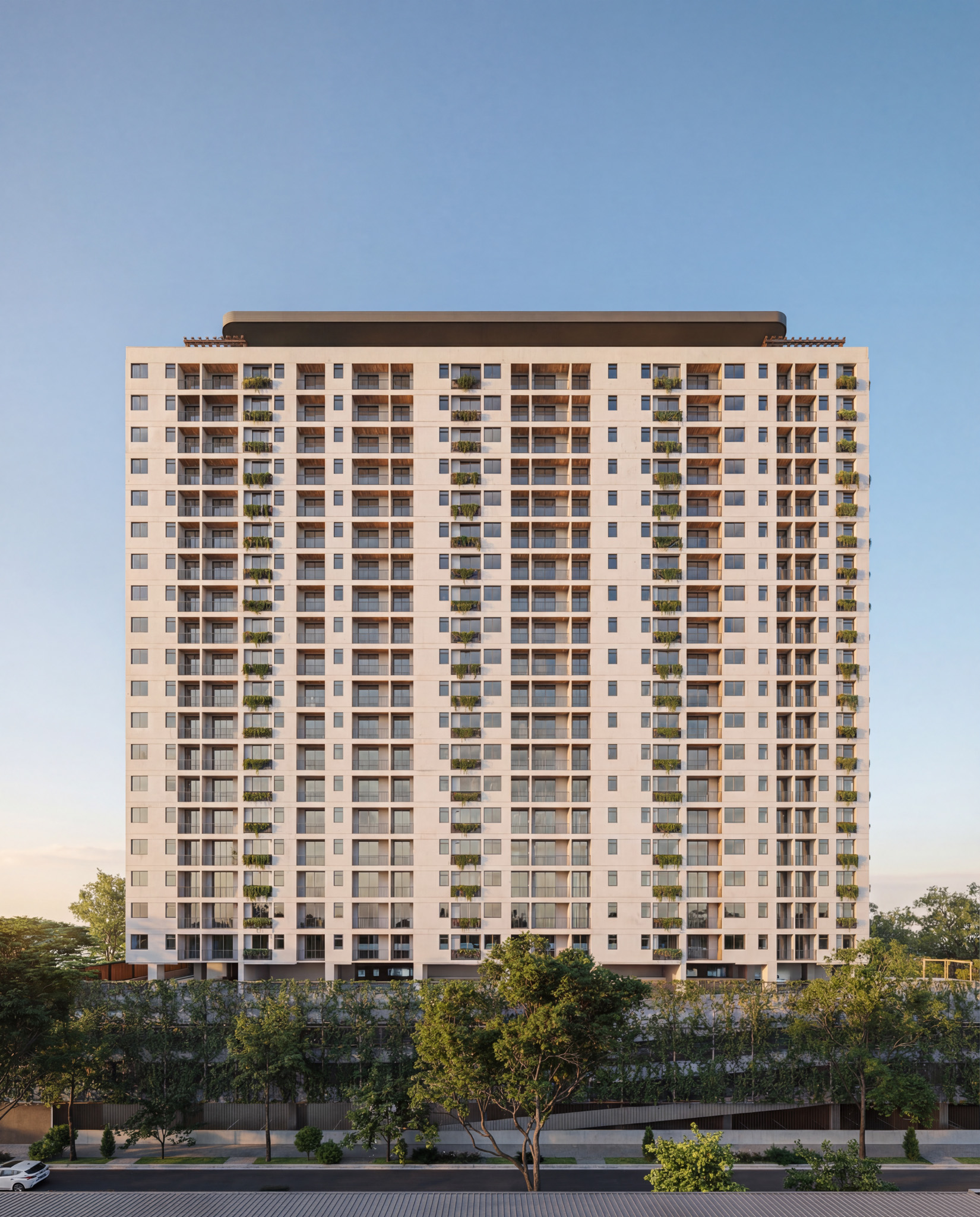 Aura Edificio — Fachada frontal